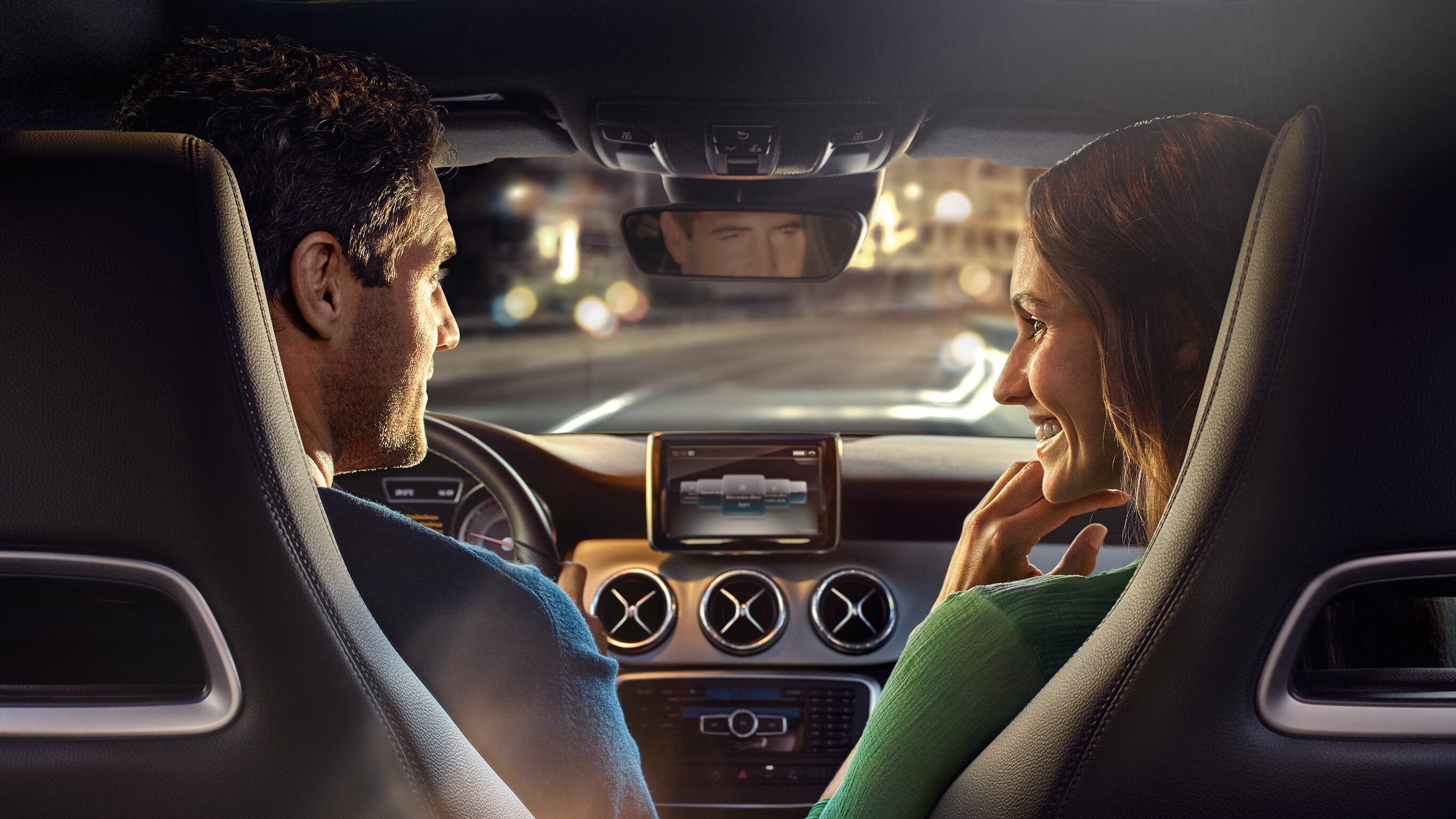 inside the car inside the car